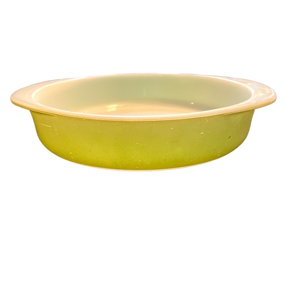 Vintage 1950s Pyrex Lime Green #221 8” Cake/Pie Pan - Picture 2 of 5